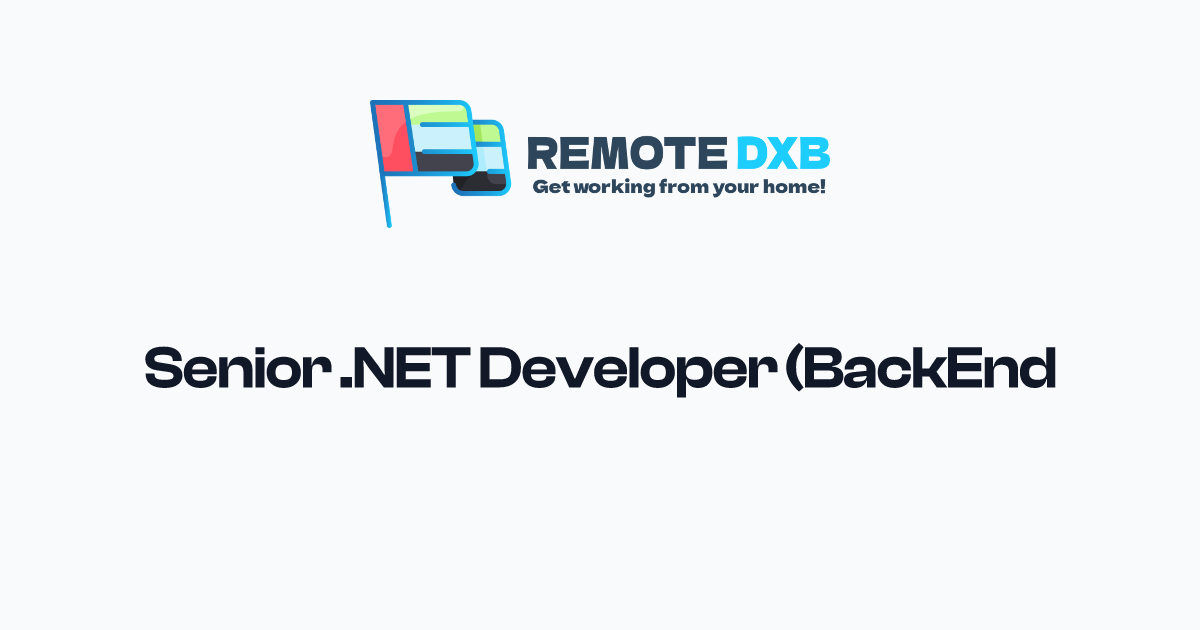 Senior .NET Developer (BackEnd) at Social Discovery Group - Remote DXB